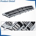 Silvery And Black Front Bumper Grille Lower Mesh 1pcs Replacement For Ats 2013-2014