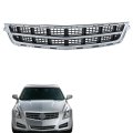Silvery And Black Front Bumper Grille Lower Mesh 1pcs Replacement For Ats 2013-2014 