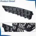 Silvery And Black Front Bumper Grille Lower Mesh 1pcs Replacement For Ats 2013-2014