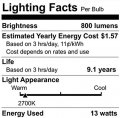 Cf13ds 13w Lamp Warm White