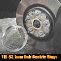 X Autohaux 4pcs Od 110mm To Id 93 1mm Aluminum Alloy Car Hub Centric Rings Wheel Bore Center Spacer
