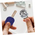 Hemoton 1 Set Cabinet Drawer Locks No Keys Door Metal For Keyeds Showcase Cupboard Lock Plastic Key Lock Same Numbeon 1 Set