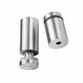 10 Pcs Advertising Nail With Standoff Screw 0 7 X 1 Inch Stainless Steel Wall Mount Rust Scratch Proof Screws For Glass Acrylic