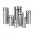 10 Pcs Advertising Nail With Standoff Screw 0 7 X 1 Inch Stainless Steel Wall Mount Rust Scratch Proof Screws For Glass Acrylic