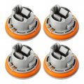 A Absopro Rear Brake Taillamp Light Bulb Tail Sockets For Dodge Durango 1998-2003 Plastic Gray Set Of 4 