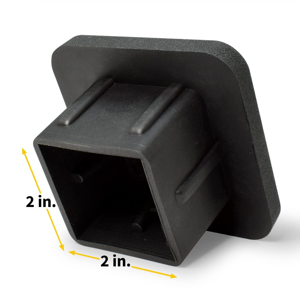 Ford F-150 Trailer Tow Hitch Receiver Cover Silver Rubber Heavy Duty 2 In Plug For Class 3 And 4 Officially Licensed Hcfd Rsl