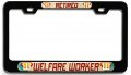 Retired Welfare Worker Career 3d Metal License Plate Frame Universal Fit For Auto Suv And Truck Tag Holder 12 In X 6 Heavy Duty 
