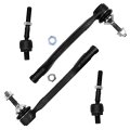 4 Piece Front Tie Rod End Kit Es80981 Es80982 Ev800283 For Volvo S60 2001 To 2008 S80 2006 V70 2007 