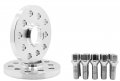 2 Pc Billet Aluminum 5x130 Mm Hub Centric Wheel Spacers 17 Thick 71 5 H B Zinc Conical Lug Bolts For Porsche Models Aftermarket 