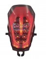 Led Integrated Tail Light And Brake For Suzuki Gsx R 1000 Gsxr 2017 To 2023 Smoke Lens With Built In Turn Signals Waterproof 
