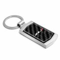 Ipick Image Real Black Carbon Fiber Chrome Metal Case Key Chain Official Licensed For Chevrolet Camaro Zl1