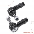 A-premium 2 X Front Outer Tie Rod Ends Compatible With Volkswagen Jetta 1985-1998 Passat 1992-1997 Golf 1985-1999 Corrado