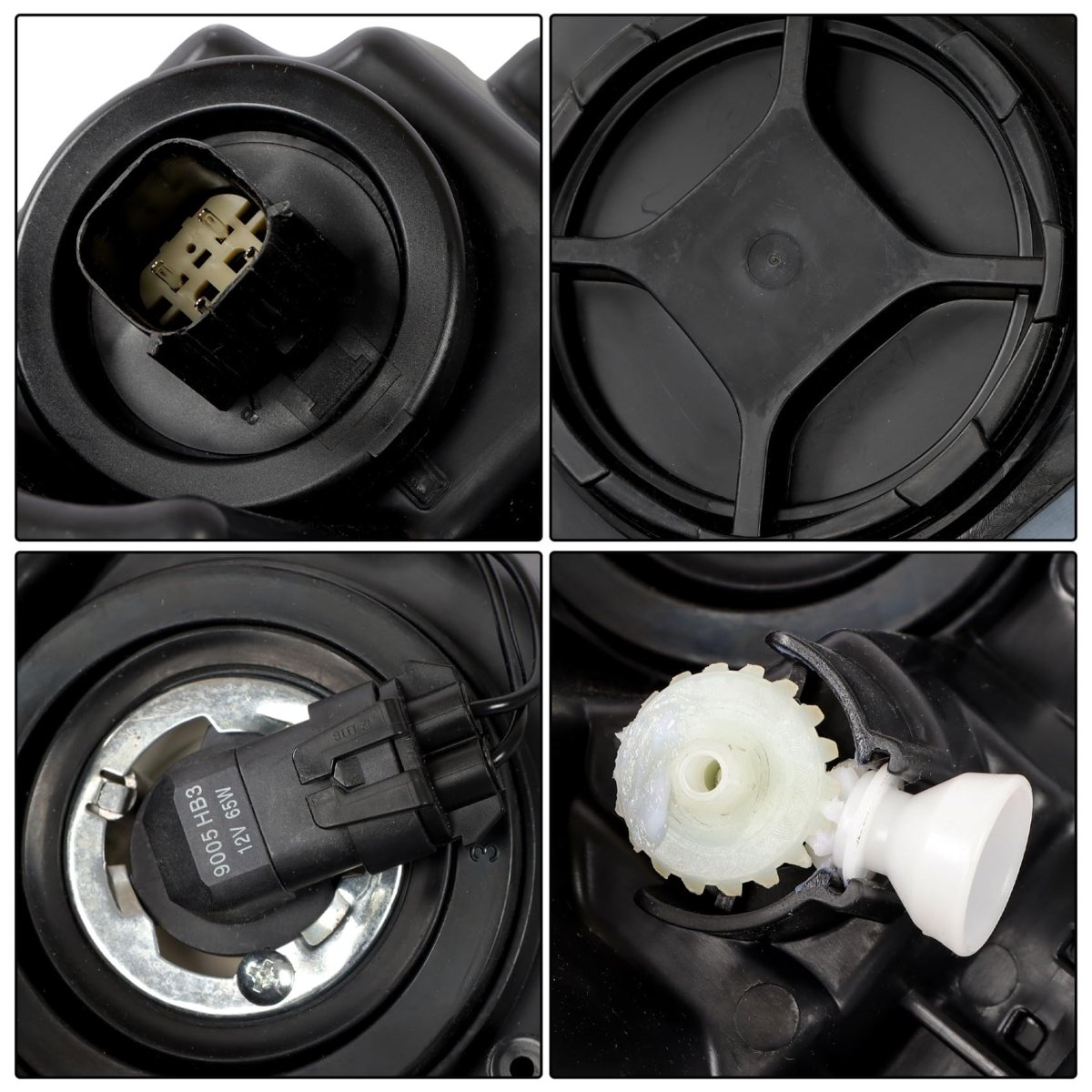Headlight Assembly Replacement For Colorado 2023 2024 2025 Passenger Side Front Right Halogen Black Housing Part Number