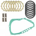 Caltric Clutch Friction Steel Plates Gasket Kit Compatible With Suzuki Lt-f500f Vinson 500 2003 2004 2005 2006 2007