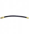 Tectran 18134 Single Swivel End Air Brake Hose Assembly Fixed 3 8 Fittings 1 2 Nominal I D 34 Length 