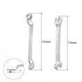 Uxcell 5mm X 7mm 12 Point Offset Double Box End 5 Open Wrench Set