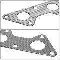 Auto Dynasty Aluminum Exhaust Manifold Header Gasket Set For 00-05 Mitsubishi Eclipse V6 