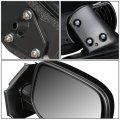 Dna Motoring Oem-mr-to1321233 Factory Style Manual Right Side Door Mirror For 06-11 Toyota Yaris Hatchback 