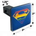 Superman Rainbow Shield Logo Tow Trailer Hitch Cover Plug Insert
