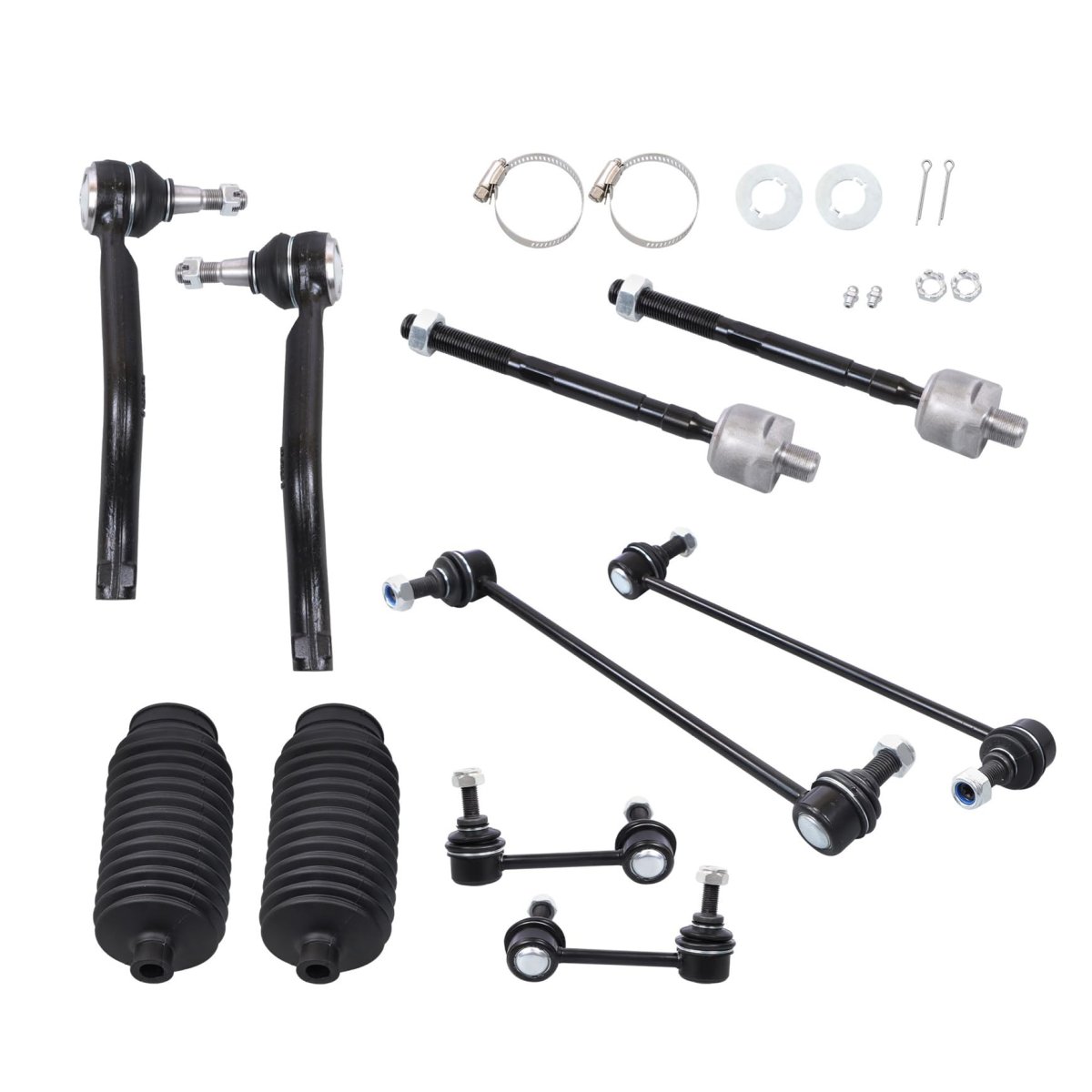 10 Piece Front Rear Tie Rod End Sway Bar Link Kit For Nissan Altima 2007 2013 Es800357 Es800358 Ev800356 K750094 K750095