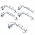 Uxcell 7mm 8mm 10mm 13mm 14mm Metric L Shaped Angled Open Hex 6 Point Socket Wrench Set Single Ended