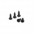 Uxcell 2 X 3 16 Phillips Pan Head Self-tapping Screw 100pcs 304 Stainless Steel Round Wood Full Thread Black