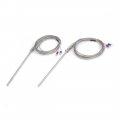 K Type Thermocouple Temperature Sensor 0 To 800 Degrees 15cm Probe With 10ft Cable 2 Pack 