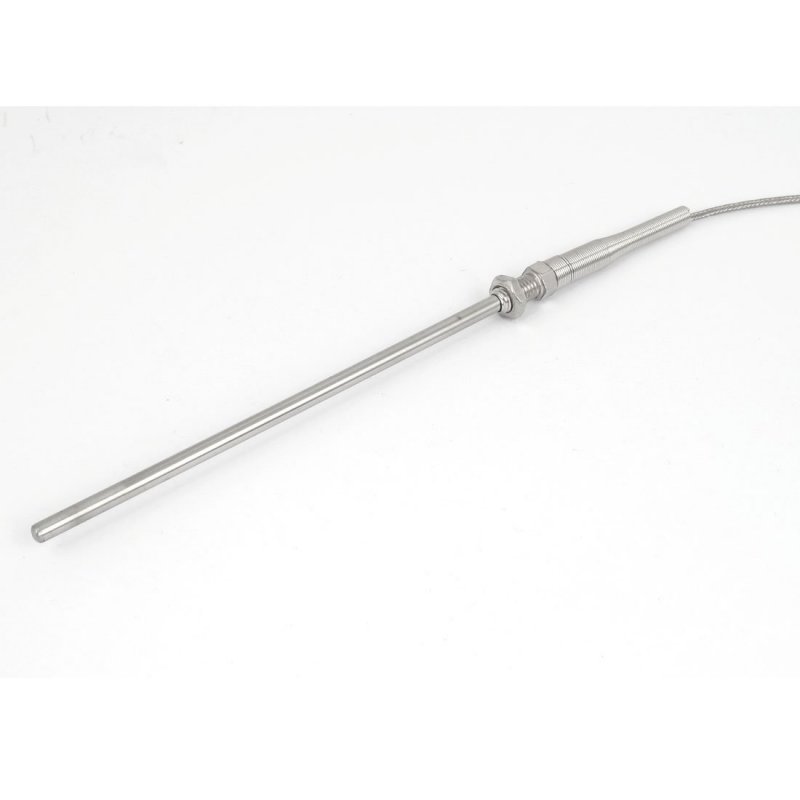 K Type Thermocouple Temperature Sensor 0 To 800 Degrees 15cm Probe With 10ft Cable 2 Pack