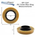 Recpro Rv Toilet Wax Ring Gasket For Installation Seal 1