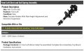 Front Left Driver Side Strut And Coil Spring Assembly Compatible With 2005-2009 Subaru Outback Excludes Models Ride Height