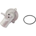 Thermostat Housing With For Mercedes Benz Slk230 1998 To004 4 Cylinder 2 2l 2 3l Engine Includes Gasket Black Plastic Standard