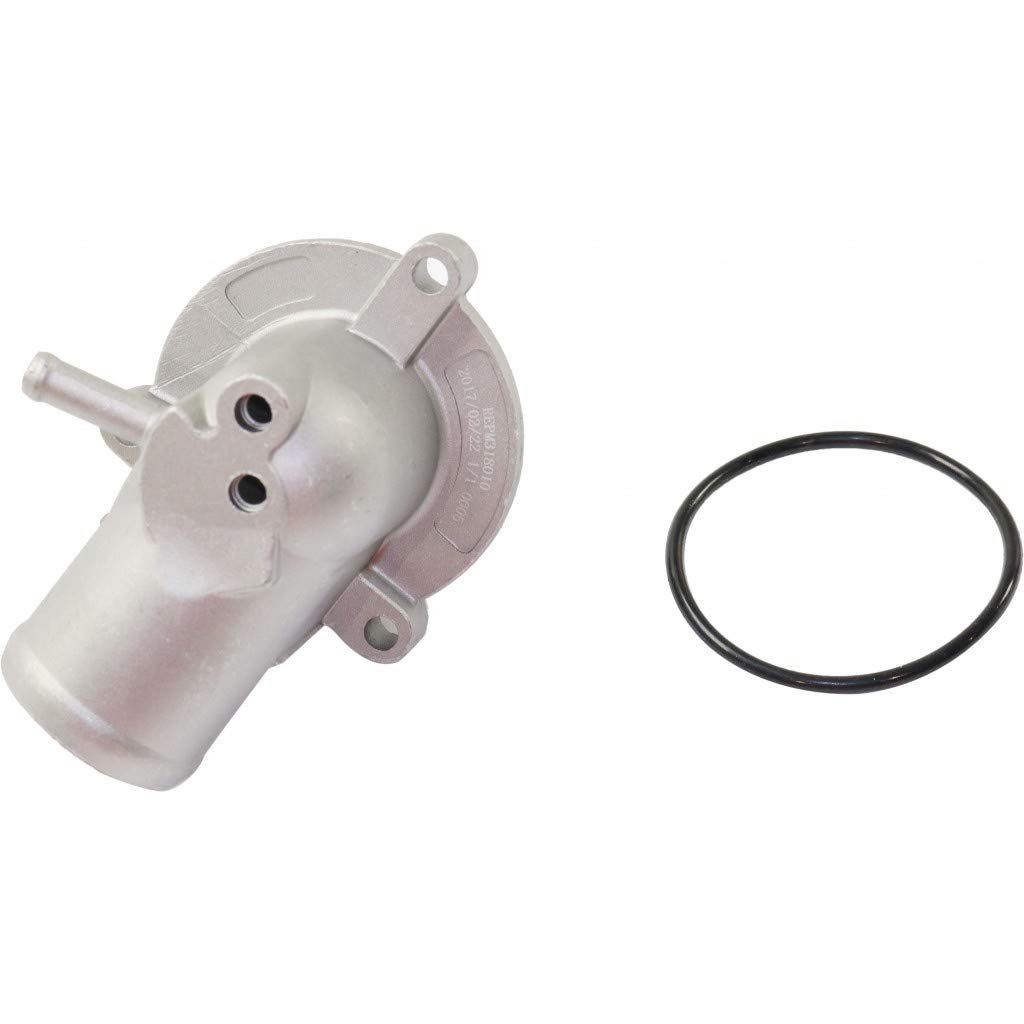 Thermostat Housing With For Mercedes Benz Slk230 1998 To004 4 Cylinder 2 2l 2 3l Engine Includes Gasket Black Plastic Standard