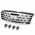 In1200120 Factory Style Front Grill Grille Assembly With Shell And Insert Compatible Infiniti Fx35 2006-2008 Polished Chrome