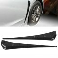 Fydun Side Vent Trim 2pcs Universal Car Mudguard Wing Air Cover Black Exterior Accessories For