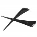 Fydun Side Vent Trim 2pcs Universal Car Mudguard Wing Air Cover Black Exterior Accessories For