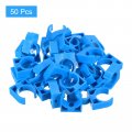 Uxcell 50pcs U-shaped Water Pipe Clamps Ppr Clips U Shaped Clip Fit For 25mm 0 98 Od Pipes And Tubing Hoses Support Blue