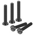 Black Oxide Slotted Button Head Screws 10pcs 8-36 X 1 Carbon Steel Machine Screw For Furniture And Electrical Components 