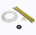 Kawasaki Kx125 Chain And Sprocket Kit 1996 1997 1998 1999 Yellow O Ring Silver 13 48 112l Steel Front Rear Sprockets 