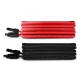 Temco 8 Awg Gauge Solar Panel Extension Cable Made In The Usa M F Connector Ends 30 Feet Black Red Variety Of Lengths Available