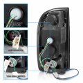 Amerilite For 1995-2000 Toyota Tacoma C-type Led Tube Smoke Black Replacement Tail Light Driver And Passenger Side
