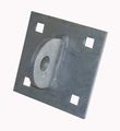 Floating Dock Male T Connector Hot Dip Galvanized Steel 9 16 In Slot Size De99012f 
