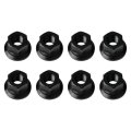 Swivel Flange Trailer Lug Nut 5 8 -18 For 7k 8k 10k 12k Axles 8pcs 