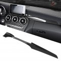 Dashboard Panel Dial Cover Trim Console Parts 2pcs Center Replacement For Mercedesbenz C Class W205 2015 Carbon Fiber Style 