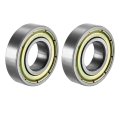 Deep Groove Ball Bearing Double Shield 10mm X 22mm 6mm High-carbon Steel Bearings 2pcs 