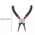 4pcs 7 Snap Ring Circlip Plier Set With Storage Pouch Internal External Bent Straight Pliers Tool