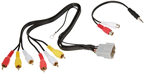 Hrn-av-gm5 Rear Seat Video Harness For Gm5 Vehicles 17 In Rse Retention With 8 Rca To 3 5mm Jack Adapter Cable