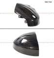 Real Carbon Fiber Mug Style Replacement Side View Mirror Covers Caps Compatible For 2022 2023 Honda Civic Without Led Signal