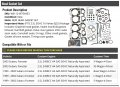 Head Gasket Set Compatible With 1999-2003 Subaru Forester 2 5l Sohc 16-valve Ej25