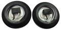 Set Of 2 Amber Round Led Trailer Side Clearance Light W Grommet Plug -24002
