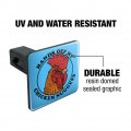 Hands Off My Chicken Nuggets Funny Humor Tow Trailer Hitch Cover Plug Insert